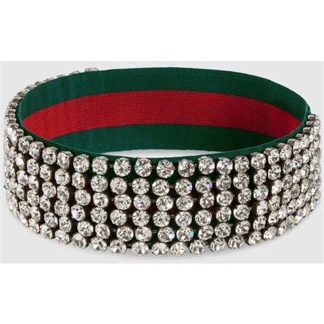 gucci rhinestone headband replica|Gucci hair accessories.